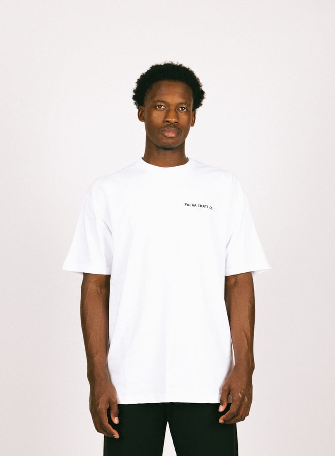 Polar Skate Co. Rock\'n\'Roll T-shirt White - GRAIL