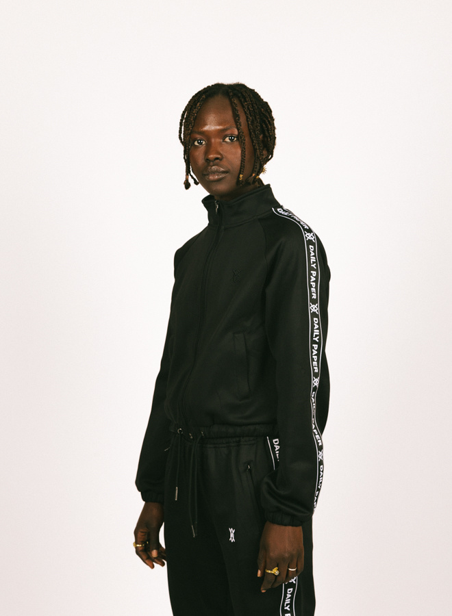 Daily Paper Track Jacket Black GRAIL