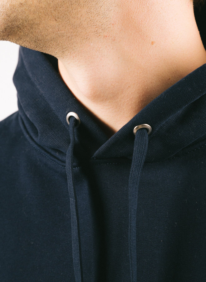 Heavyweight Cup Logo Hoodie Navy/Sky Blue