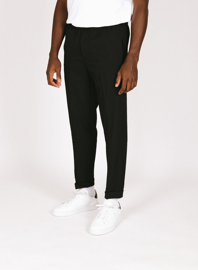 Slim Elasticated Trouser Black