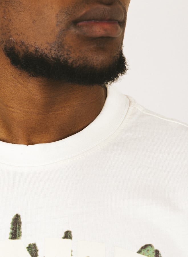 Cactus Arc T-shirt Market Tops T-Shirts White