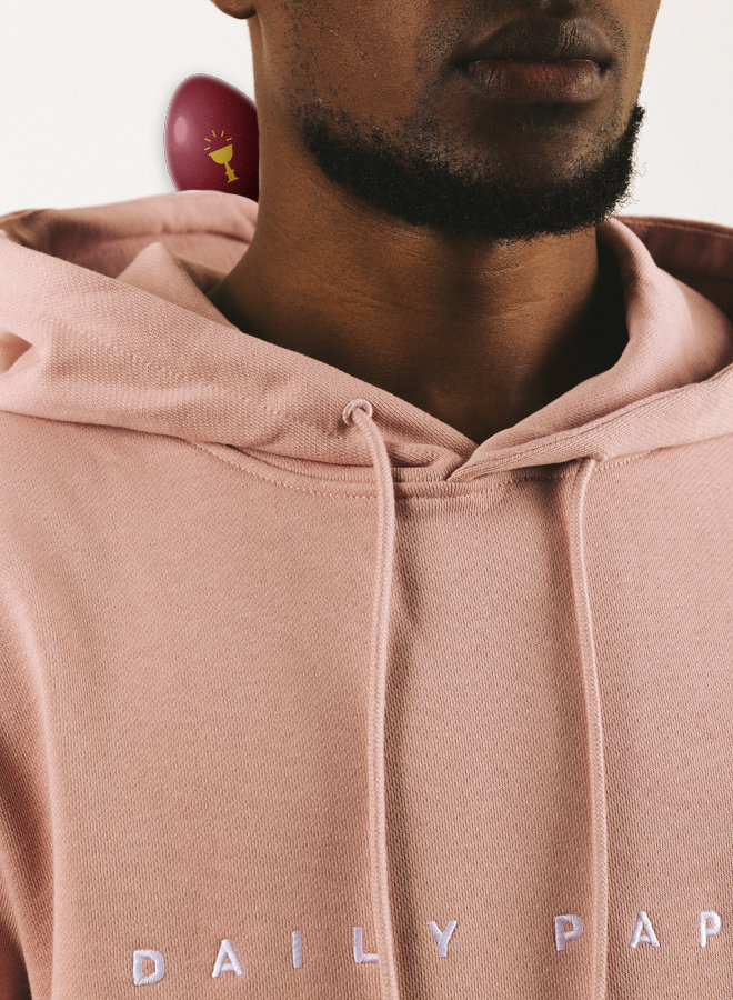 Pink daily paper hoodie outlet