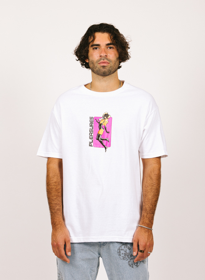 Pleasures Baked T-shirt White - GRAIL