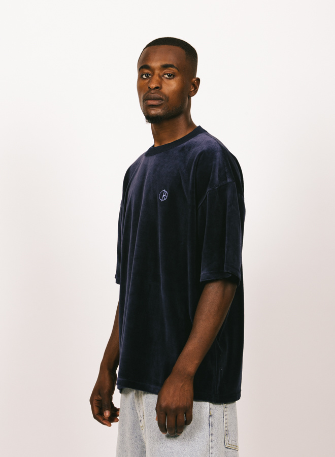 Velour Surf Tee Navy