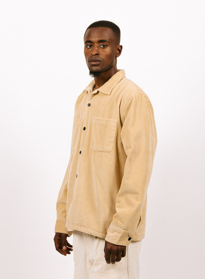 Obey Simon Shirt Jacket Irish Cream - GRAIL