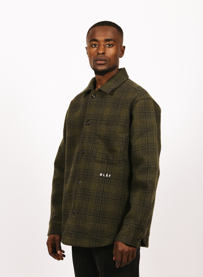 Green check jacket sale