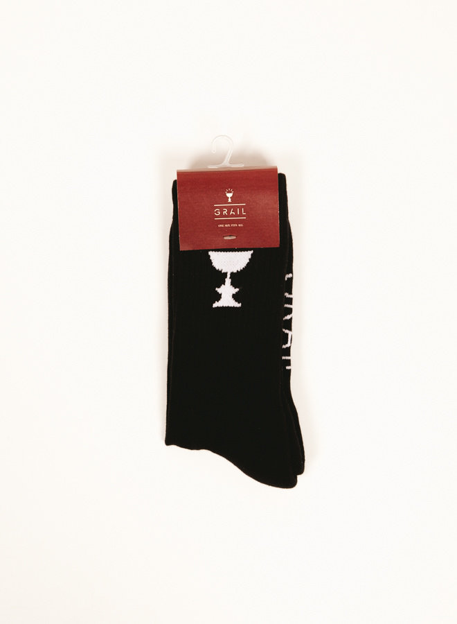 Cup Logo Sock Black