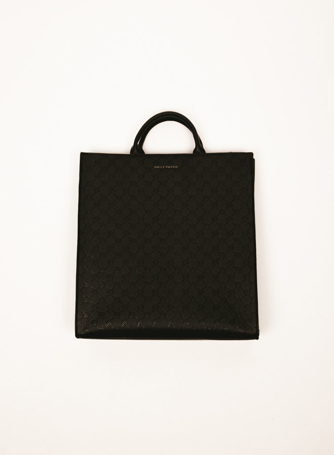 Filling Pieces x Daily Paper Monogram Unisex Mini Tote Black