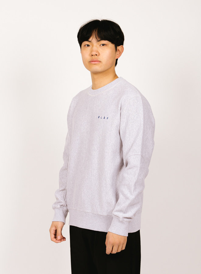 Olaf Face Crewneck Heather Grey