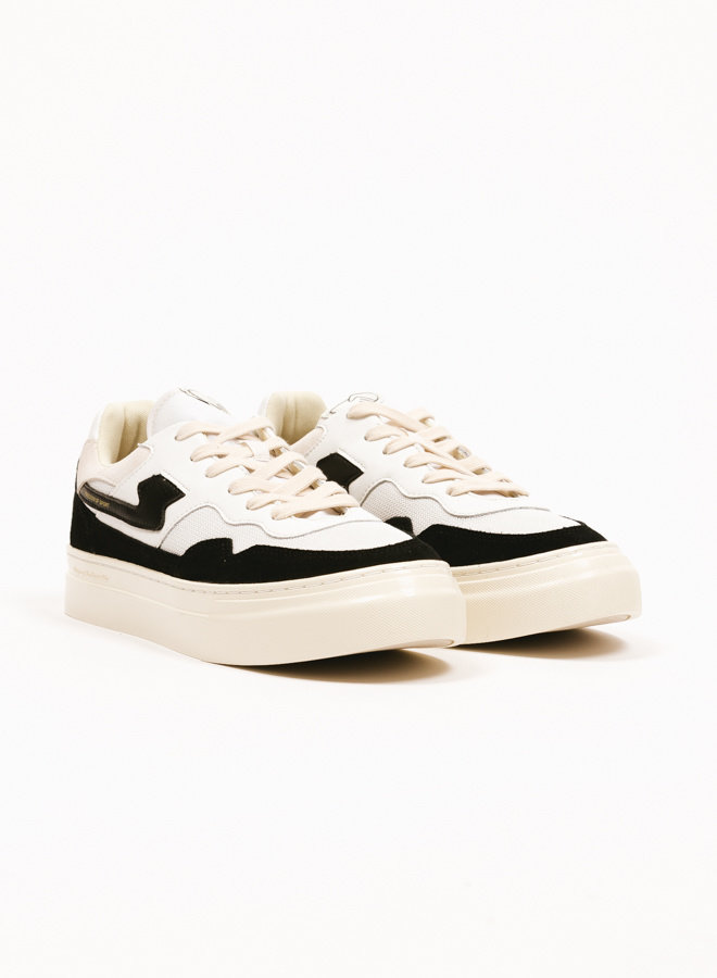 Pearl S Strike Suede White Black