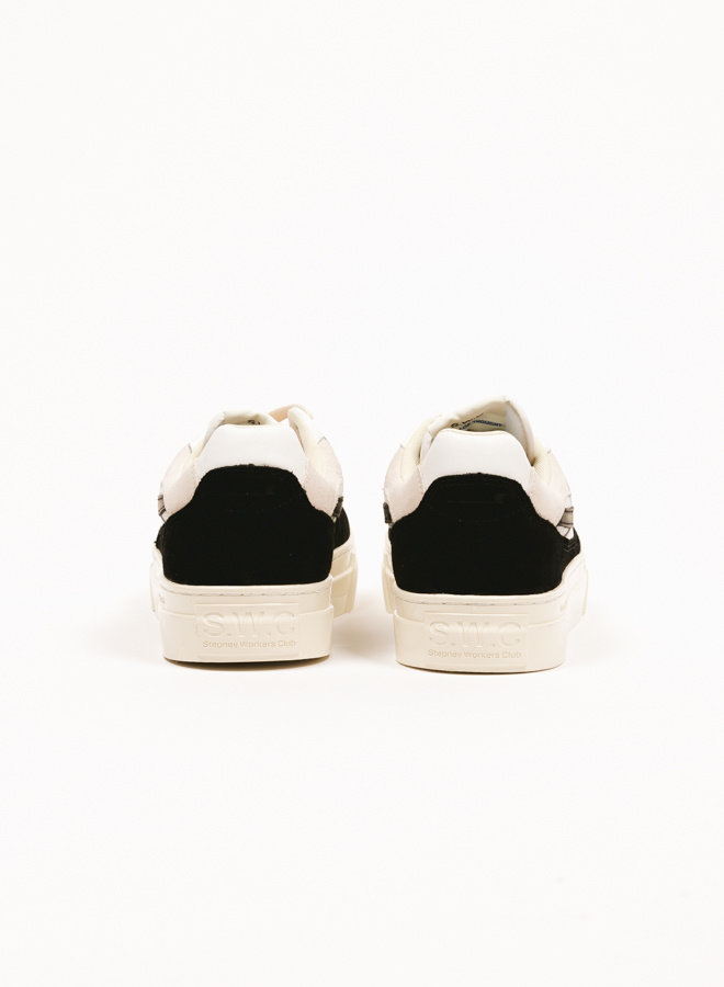 Pearl S Strike Suede White Black