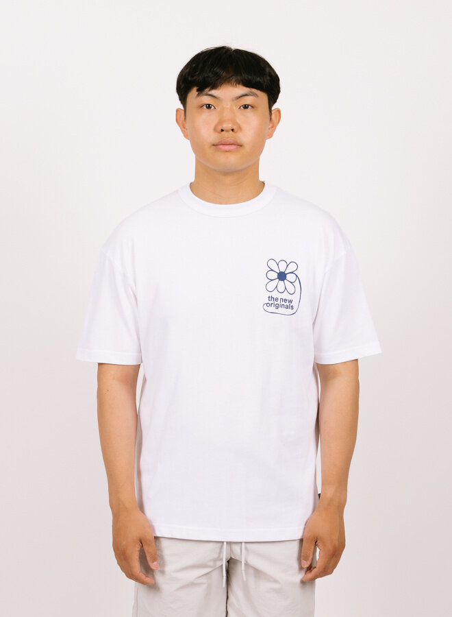 The New Originals Flower Tee White - GRAIL