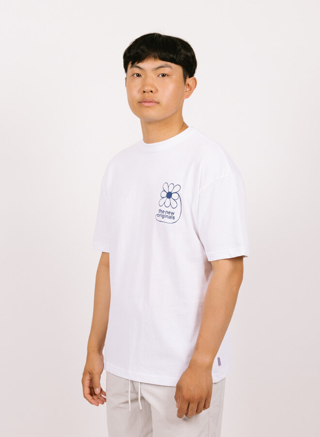 The New Originals Flower Tee White - GRAIL