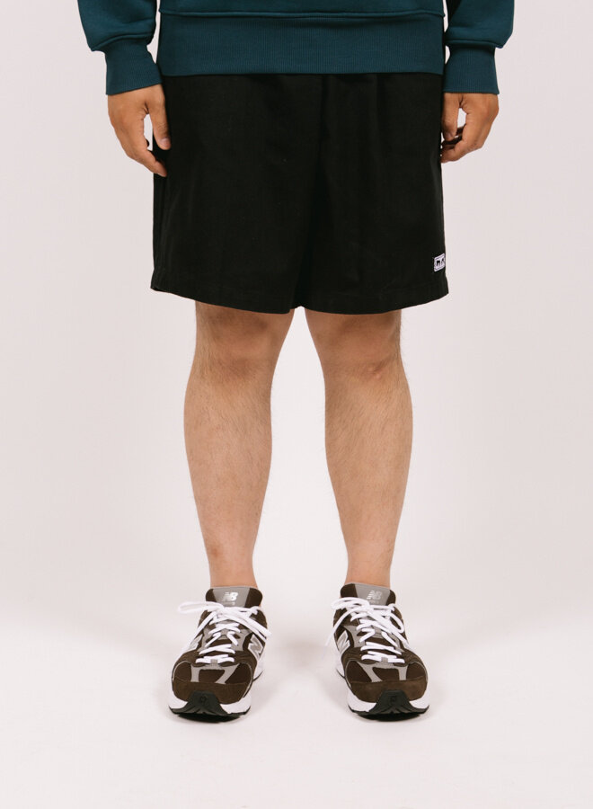 Easy Relaxed Twill Short Black