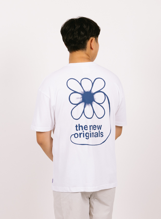 The New Originals Flower Tee White - GRAIL