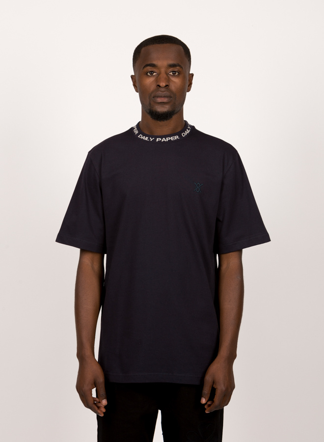 Daily Paper Erib Ss T-Shirt Deep Navy - GRAIL