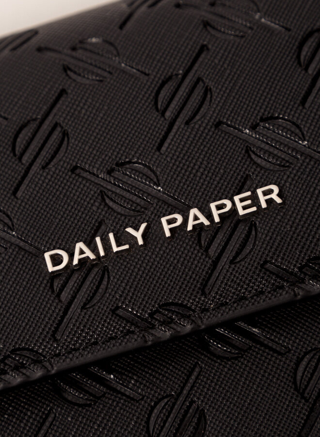 DAILY PAPER Crossbody bag MERU MONOGRAM in black