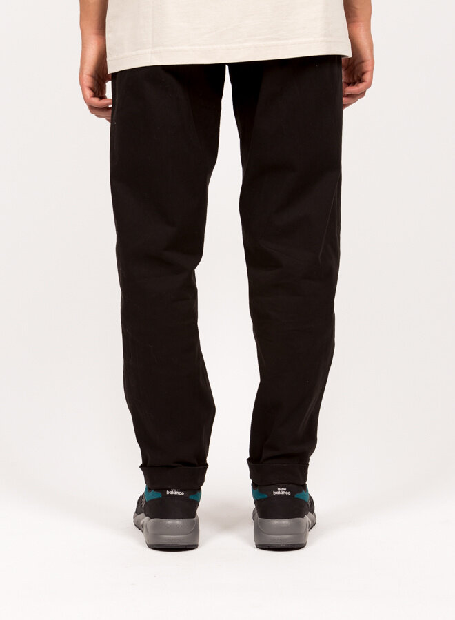 Olaf Slim Cotton Trouser Black