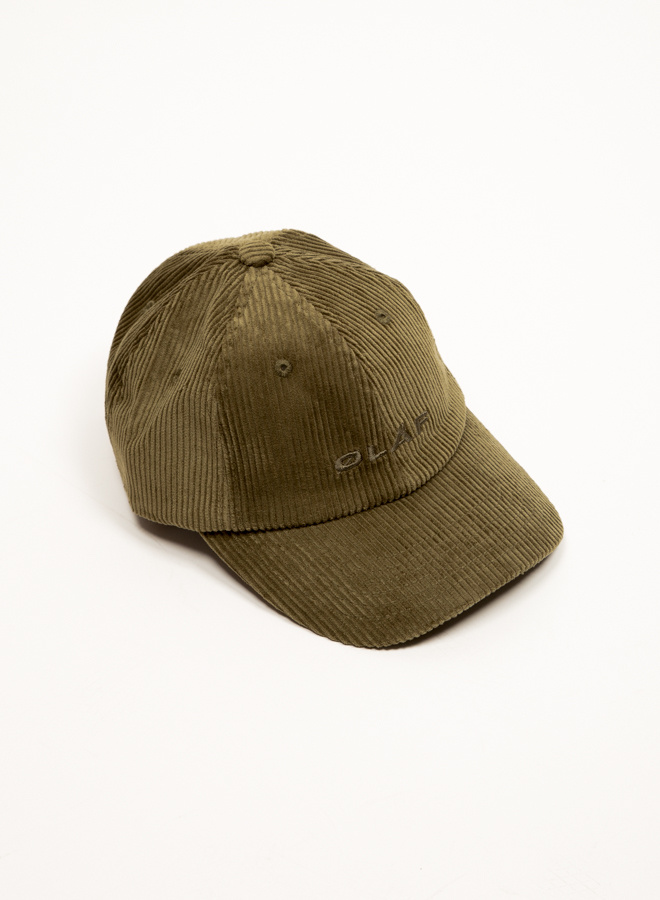 Olaf Hussein Olaf Corduroy Cap Army Green - GRAIL