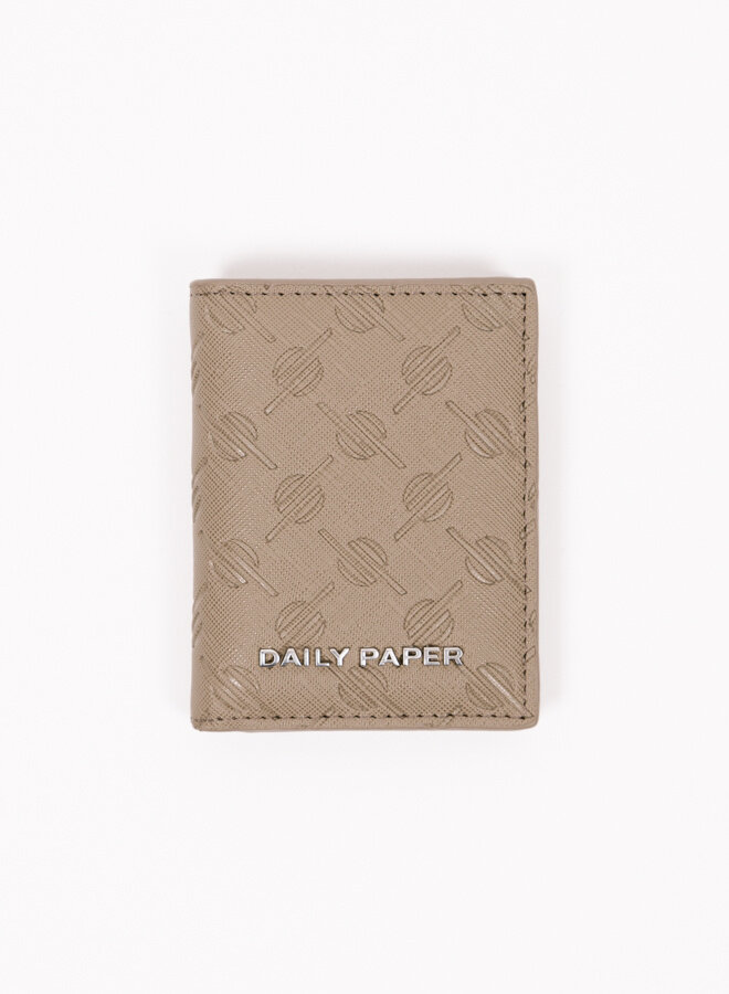 Kidis Monogram Wallet Taupe Grey