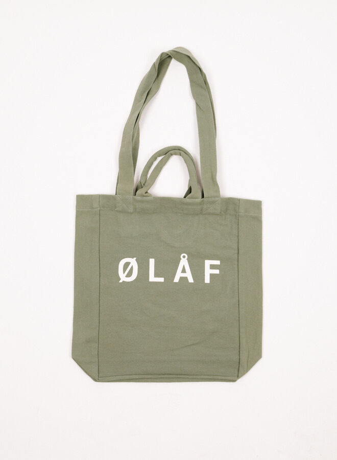 Olaf Medium Tote Bag Washed Green
