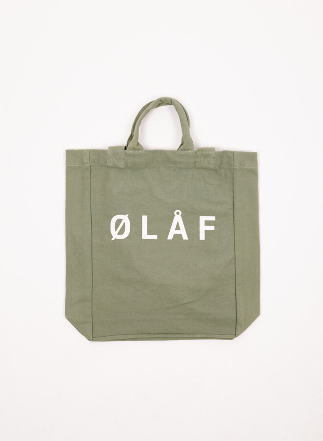 Olaf Medium Tote Bag Washed Green