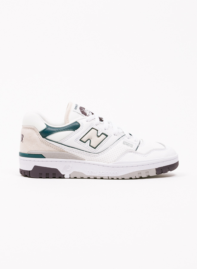 New Balance BB 550 WCB White / Dark Teal - GRAIL