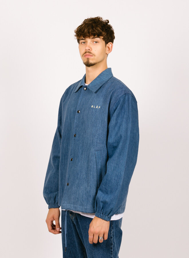 Olaf Denim Coach Jacket Light Denim