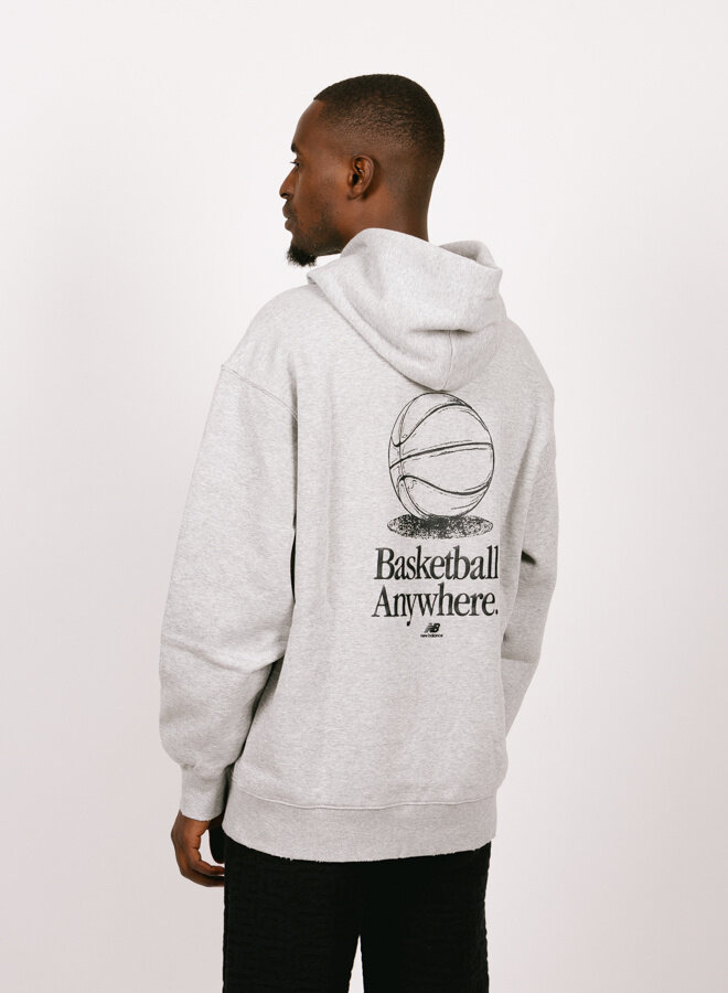 Hoops Fleece Hoodie Athletic Grey