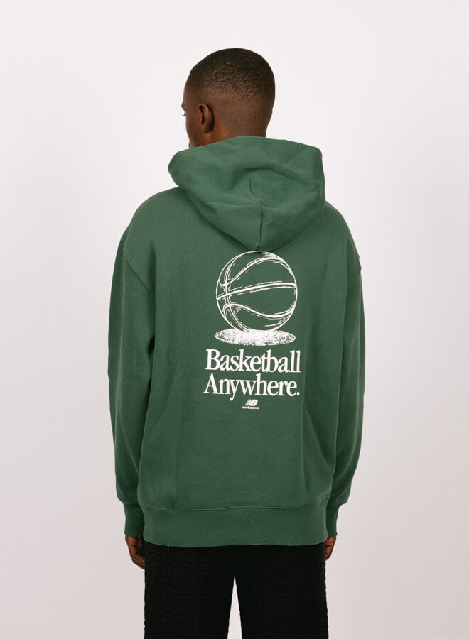 Hoops Fleece Hoodie Green