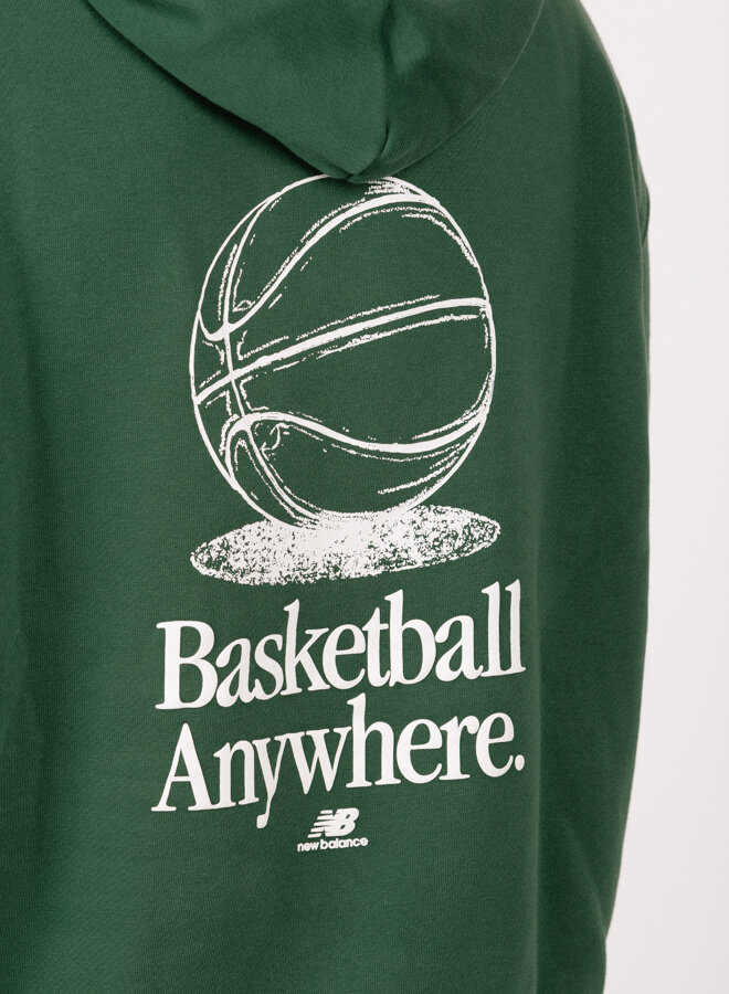 Hoops Fleece Hoodie Green