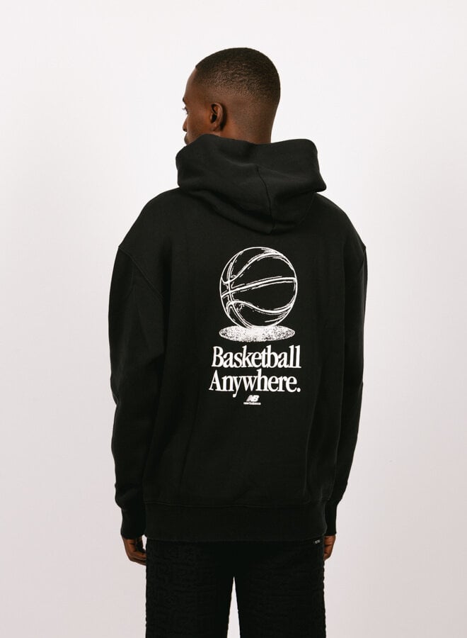 Hoops Fleece Hoodie Black