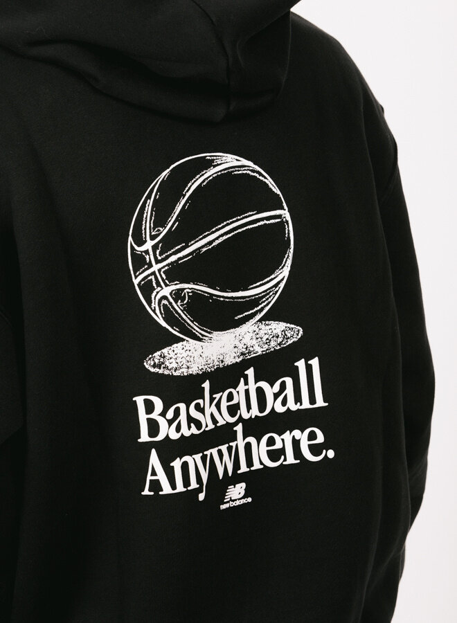 Hoops Fleece Hoodie Black