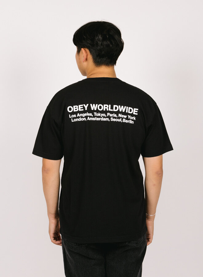 OBEY New York Photo T-shirt (black)