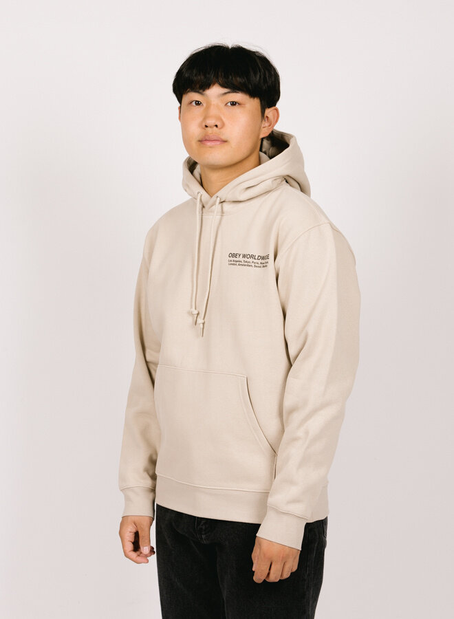 Worldwide Cities Premium Pullover Hood