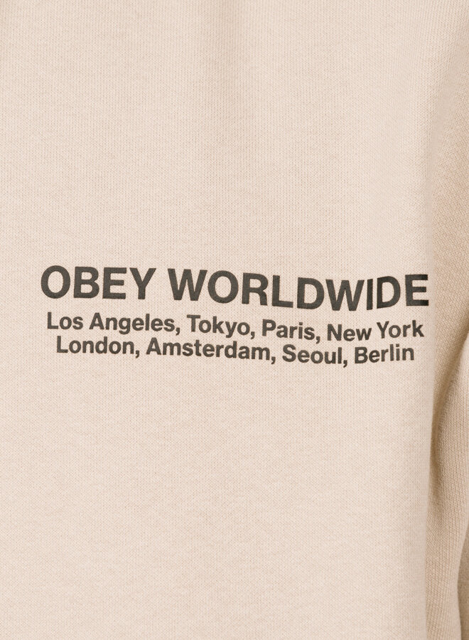 Worldwide Cities Premium Pullover Hood