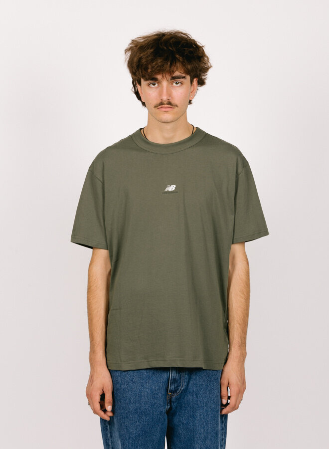 Sport Essentials Premium Cotton T-Shirt Dark Green