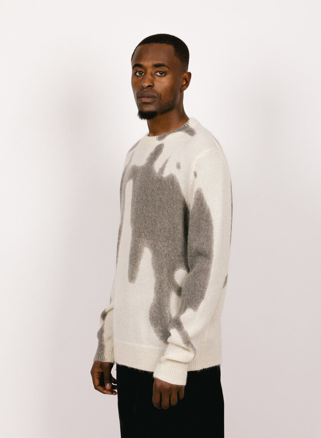 OLAF Passenger Mohair Knit Crewneck Off White