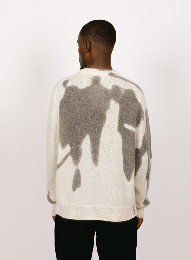 OLAF Passenger Mohair Knit Crewneck Off White