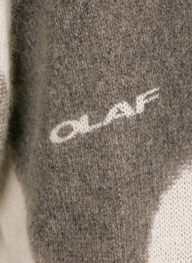 OLAF Passenger Mohair Knit Crewneck Off White