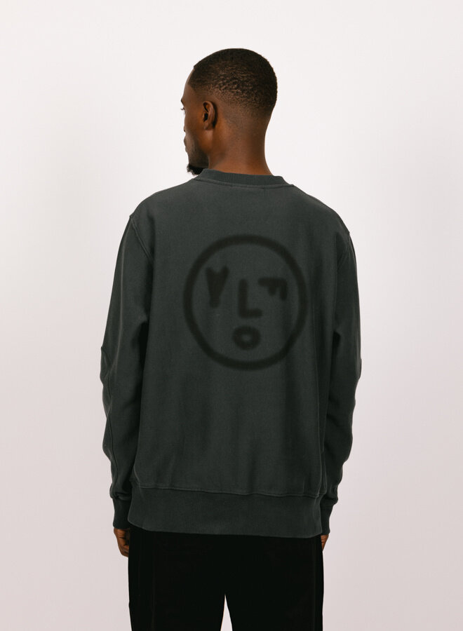 OLAF Face Crewneck Slate Grey