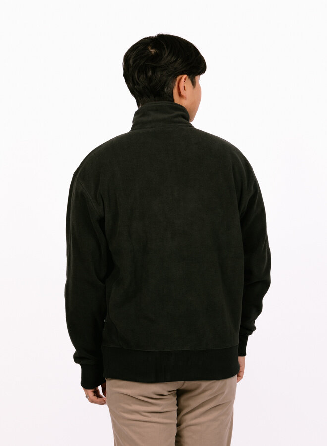 Athletics Remastered French Terry 1/4 Zip Black