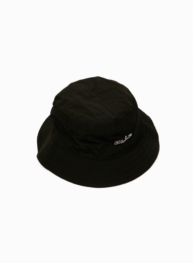 OLAF Nylon Bucket Hat Black