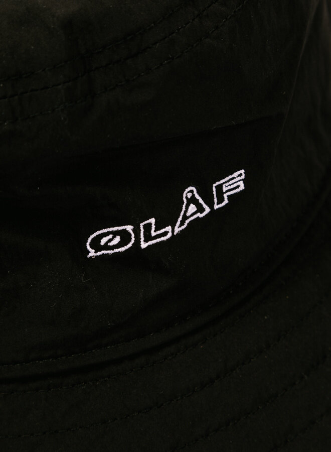 OLAF Nylon Bucket Hat Black