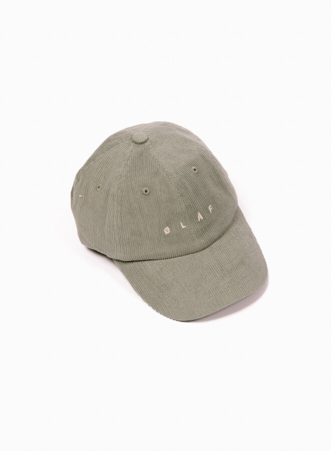 Corduroy Cap Seafoam Green