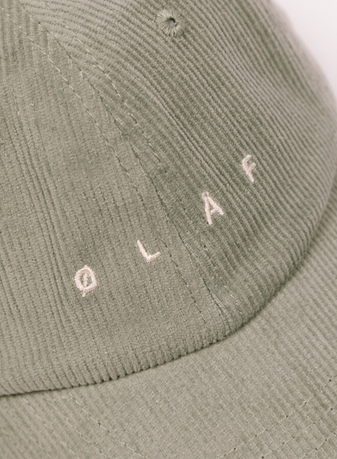 Corduroy Cap Seafoam Green