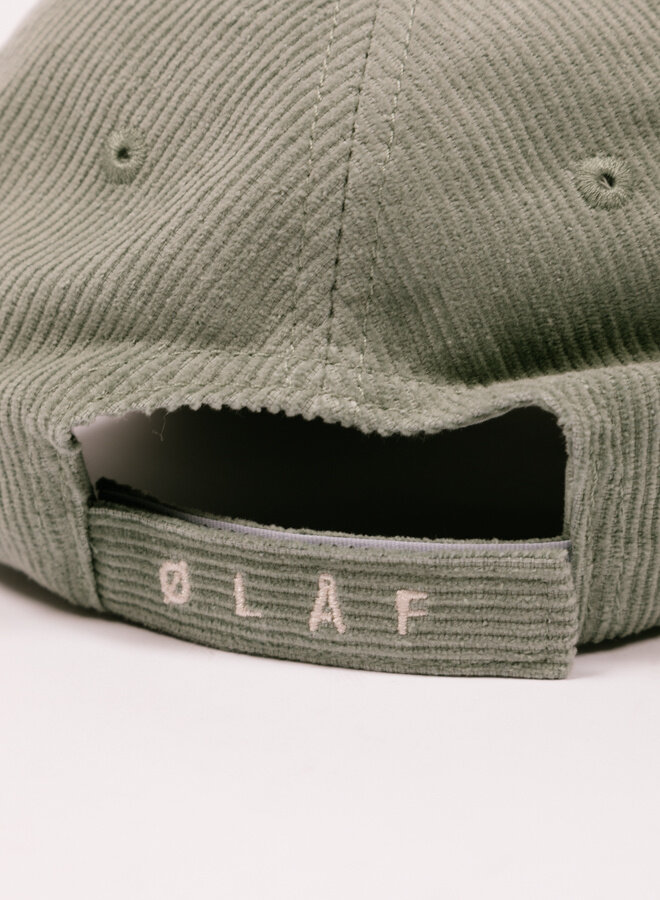 Corduroy Cap Seafoam Green