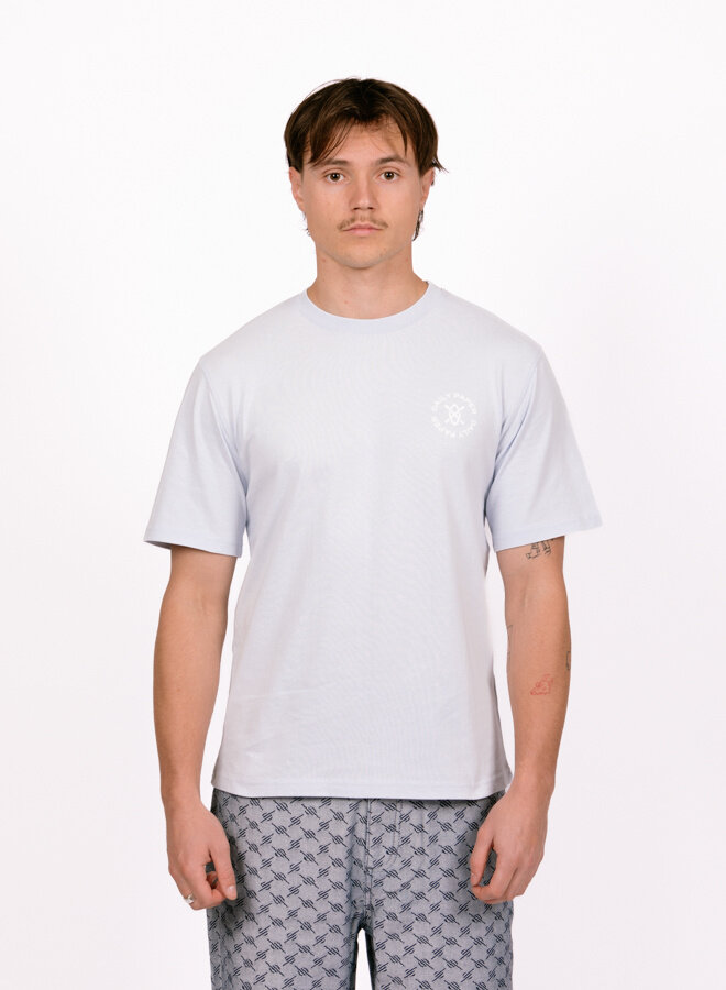 Circle Ss T-shirt Halogen Blue