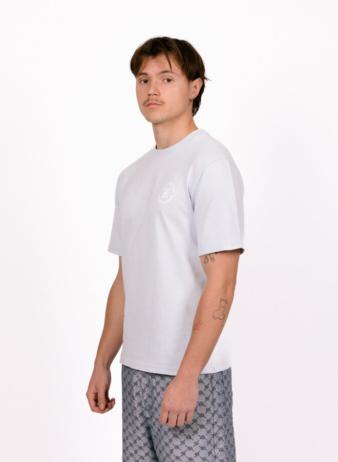 Circle Ss T-shirt Halogen Blue