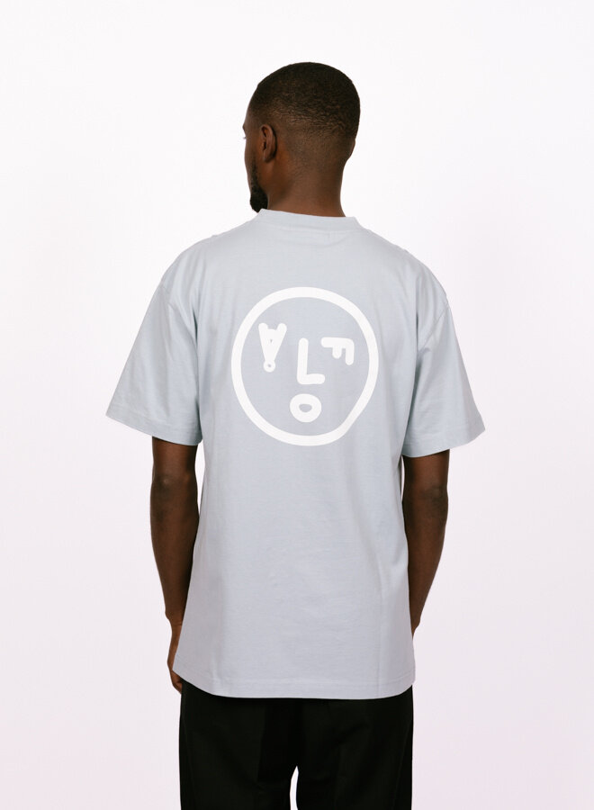 Face Tee Baby Blue